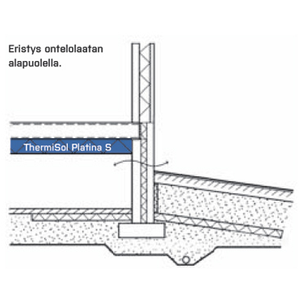 Eristys ontelolaatan alapuolella